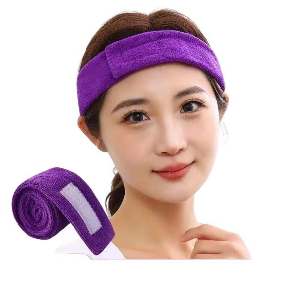 Adjustable Facial Headband Face Washing Beauty Head Wrap Fashion Make Up Wrap Head Towel  Skincare