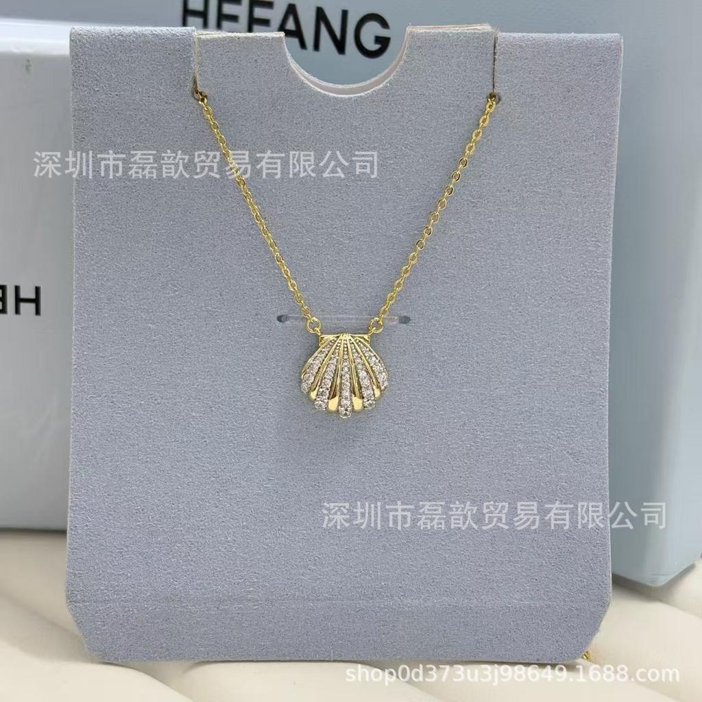 HEFANG Seashell Collarbone Necklace