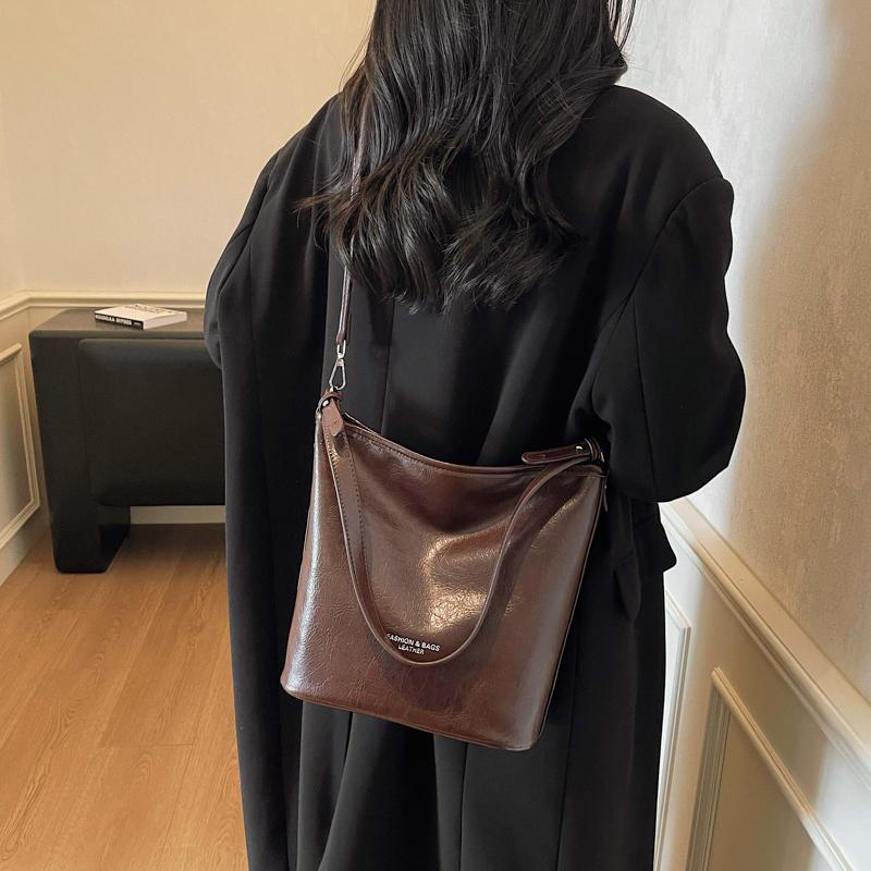 Velká Tote Taška Dámská Retro Dojíždějící Podpažní Taška Ramenní Crossbody Taška