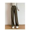 Casual Wide-leg Pants for Women In Summer New High-waisted Slim Loose and Slim Large Size Versatile Straight Suit Pants