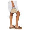 COACH Sydney Canvas Leather Dome Bag Handbag Small Women's Khaki (Unisex) Handbags CA591 IMDQC