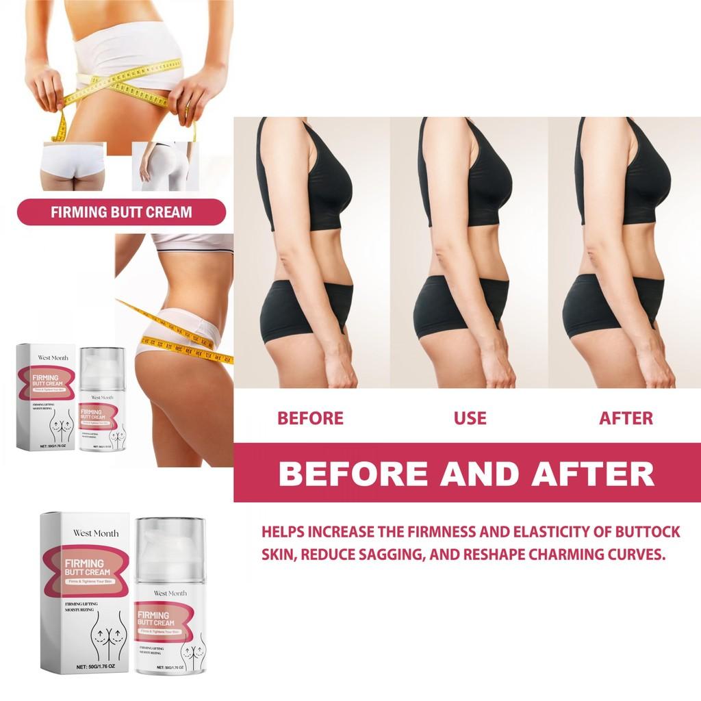 West Month Butt Lifting Firming Cream For Smooth Skin And Enhanced Curves 50g Ideal For All Skin Types