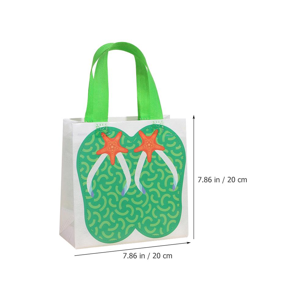 12 Pcs Non-woven Gift Bag Fabric Goodie Bags Tote Carrier The Hand Pool Party Favor