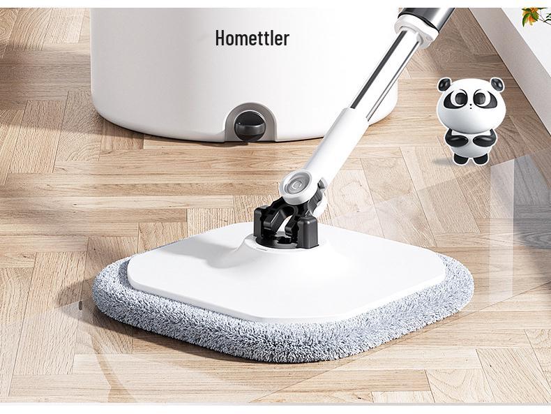 Meitianle Lazy Spin Mop with Clean/Dirty Water Separation - Ideal New Year Gift