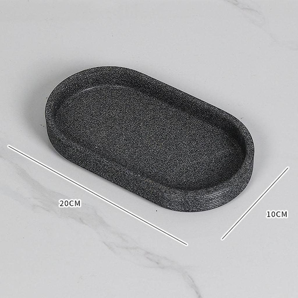 Resin Soap Dispenser Tray Kitchen Seasoning Jar Organizer Bathroom Jewelry Makeup Brushes Perfume Dispenser Tray for Home Decor