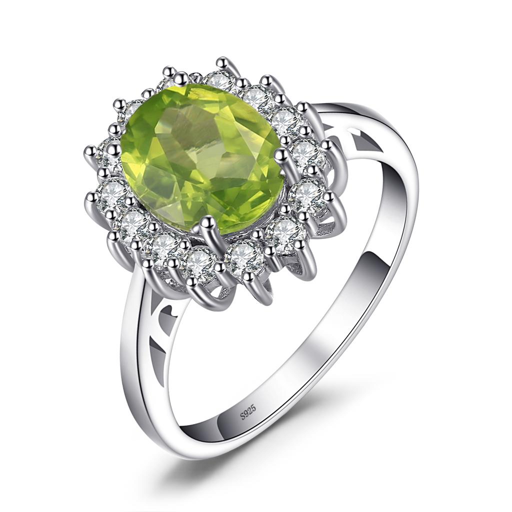 JewelryPalace Prinzessin Diana Kreierter Blauer Saphir 925 Silber Verlobungsring Rubin Natürlicher Amethyst Citrin Blauer Topas