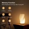 3D Desk Lamp Pleated Bedroom Bedside Lamp LED Night Light 3 Levels Dimmable Desk Lights For Living Room Cafe Atmosphere Lamp