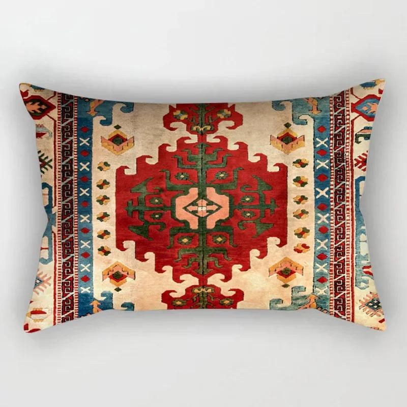 Vintage Ethnic Pattern Pillowcase Decor Sofa Bed Home  Rectangular  Mandala Cushion Cover