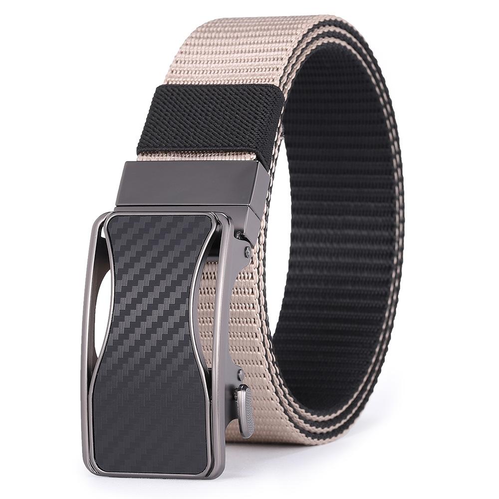 Rotatable Buckle Nylon Woven Men’s Designer Belts Casual Versatile Belt Alloy Buckle Canvas Tactical Belt Men Waist Belt Luxury