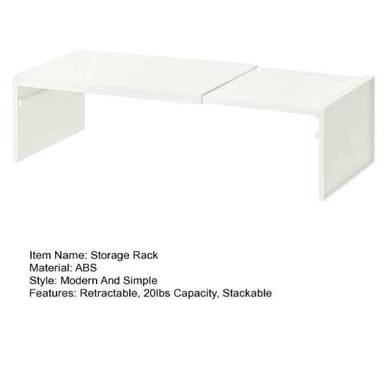 Retractable Storage Rack Plates Cutlery Seasonings Organization Kitchen Cabinets And Counter Layered Shelves Increase