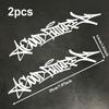 2PCS Good Future Waterproof Stickers, Vinyl Decals for Motorcycle Fuel Tank Fairing Side Panel Car Window