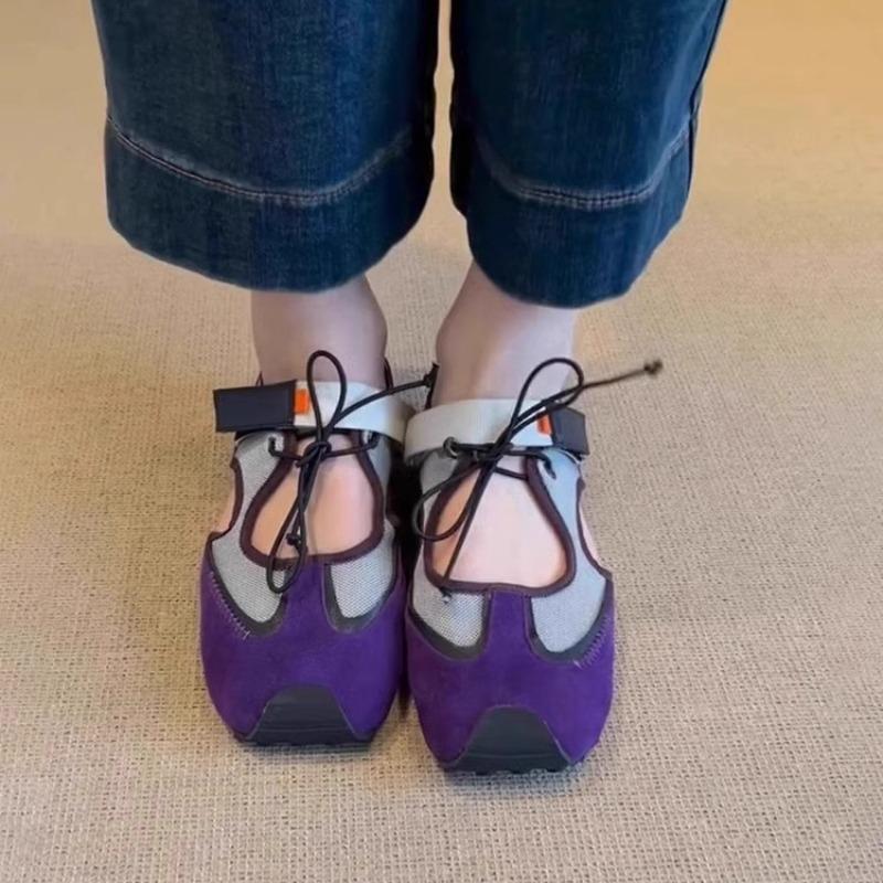 Fashion Women Loafers Sport Shoes Flats Sneakers Casual Sandals 2025 Summer New Fashion Running Shoes Retro Ballet Walking Mujer Zapatos