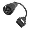 OBD2 adaptér 12pin MAN na 16pin nákladní vozidlo diagnostický prodlužovací kabel náhrada za DELPHI