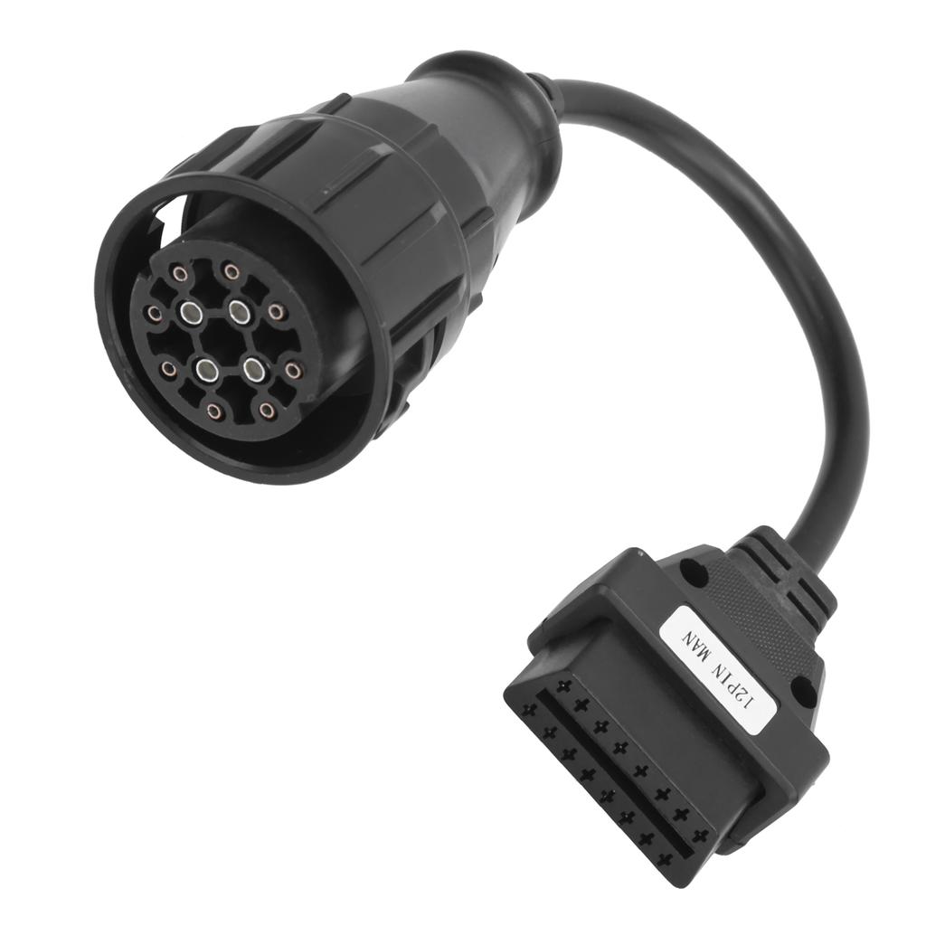 OBD2 adaptér 12pin MAN na 16pin nákladní vozidlo diagnostický prodlužovací kabel náhrada za DELPHI