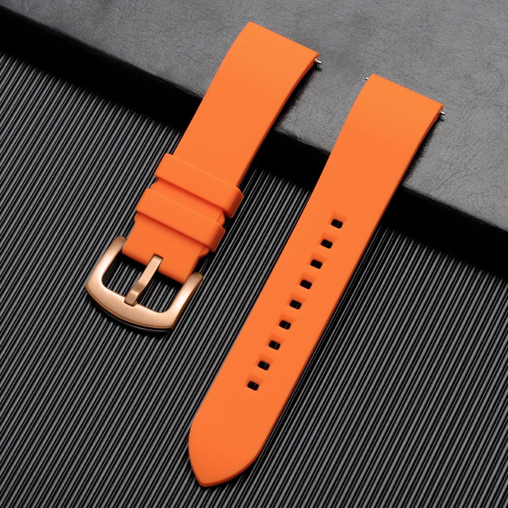 Silicone Watch Band 18mm 19mm 20mm 22mm 24mm Men's Women Sports Watrproof Strap for Rolex for Seiko Watch Replacement Watchband