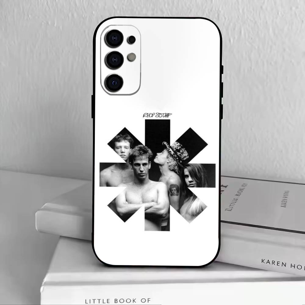 R-Red Hot Chili Peppers Phone Case Black Silicone Soft For Samsung S25,S24,S21,S22,S23,S30,Ultra,S20,Plus,Fe,Lite