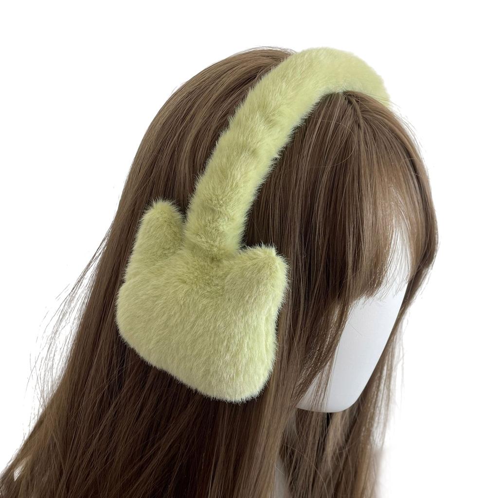Plush EarMuffs for Women and Kids Thick Ear Warmer Furry Headband for Winter Christmas New Year Gifts
