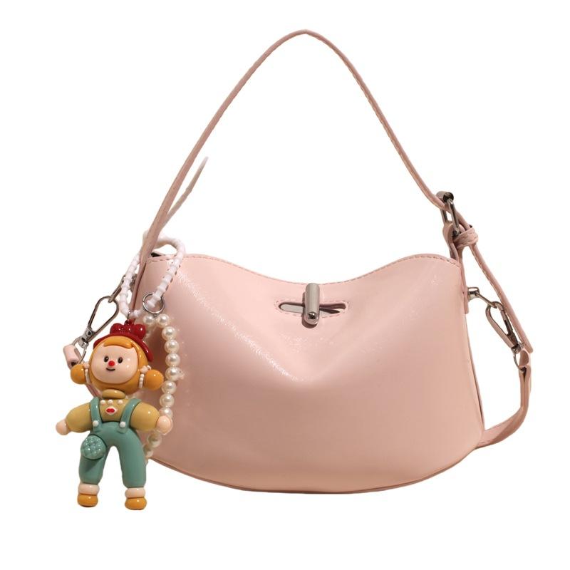 Cartoon-Accessoires Tasche Anhänger niedlich kreativ Sommer neu hochwertig Textur vielseitig Schulter Umhängetasche Damen
