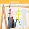 Design Rotating Hook Wardrobe Non Perforated Hanger For Wardrobe Organization
