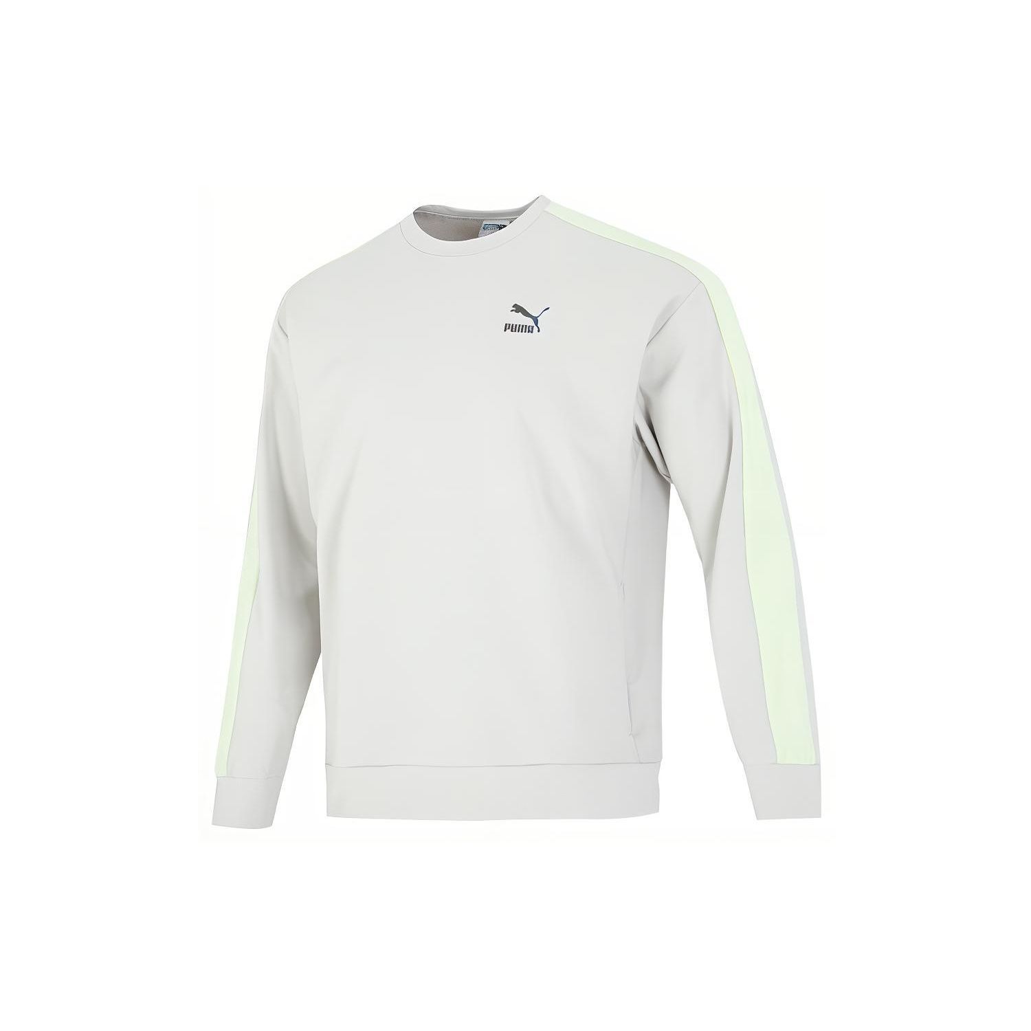 

Puma Color-Block Logo Sport Casual Crew Толстовка Топы унисекс Серый 538830-09 M