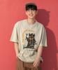 HENRIK207061 Inner Evil Short Sleeve T-Shirt Light Beige
