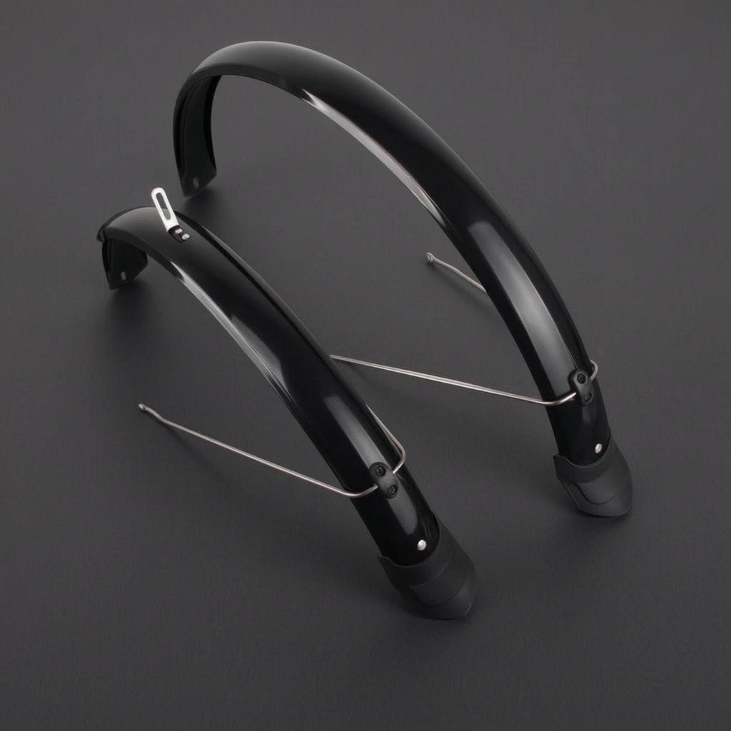Full Coverage Mudguard Set Mounting Hardware Plastic Bike Mudguards Front And Rear Bike Mudguard Anti-Splash Front Mudguard