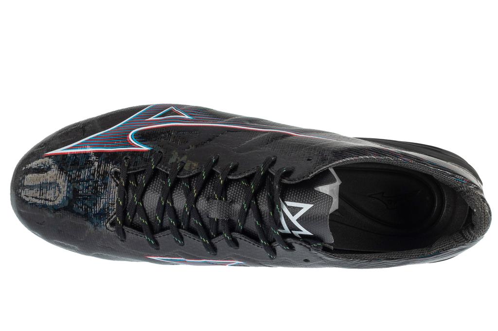 Mizuno Alpha Pro FG, Herren schwarze Fußballschuhe