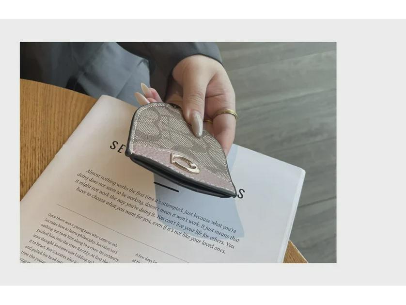 Stylová dámská retro multifunkční taška na klíče s držákem na dálkové ovládání a klipem na klíčenku