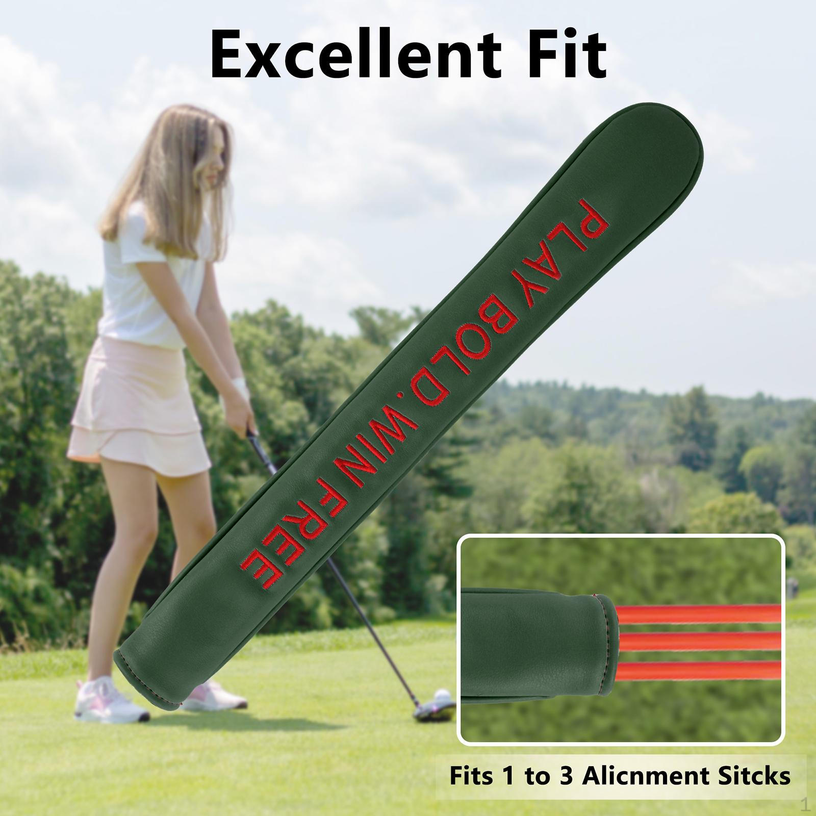 

Cover for Golf And Alignment Rods. Case Target Practice. зелений