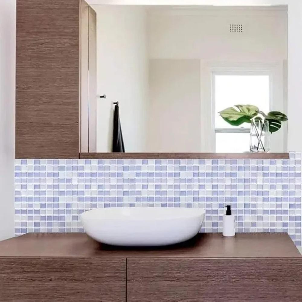 1pcs DIY Self-Adhesive Tile Sticker 3D Design Waterproof Tile Sheet  Wall Decoration