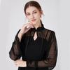 Long Sleeve Shawl Collar for Women Breathable Tulle for Camisole Dress