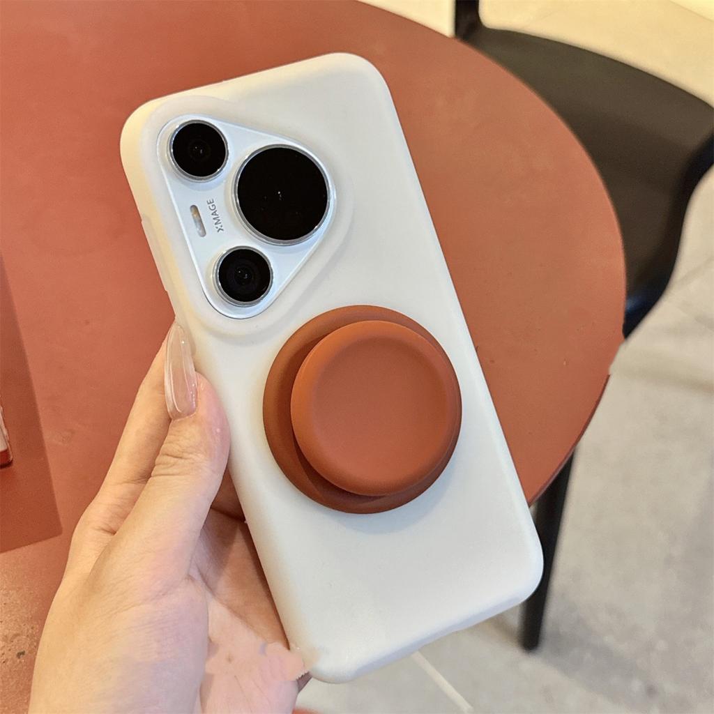 Candy Color Liquid Silicone Magnetic Phone Grip For Samsung Huawei Google Finger Bracket Holder