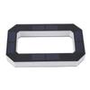 LED Solar Lighted House Number Outside Light Up Water Proof LED Modern Address Sign Backlit Illuminated Exterior Black