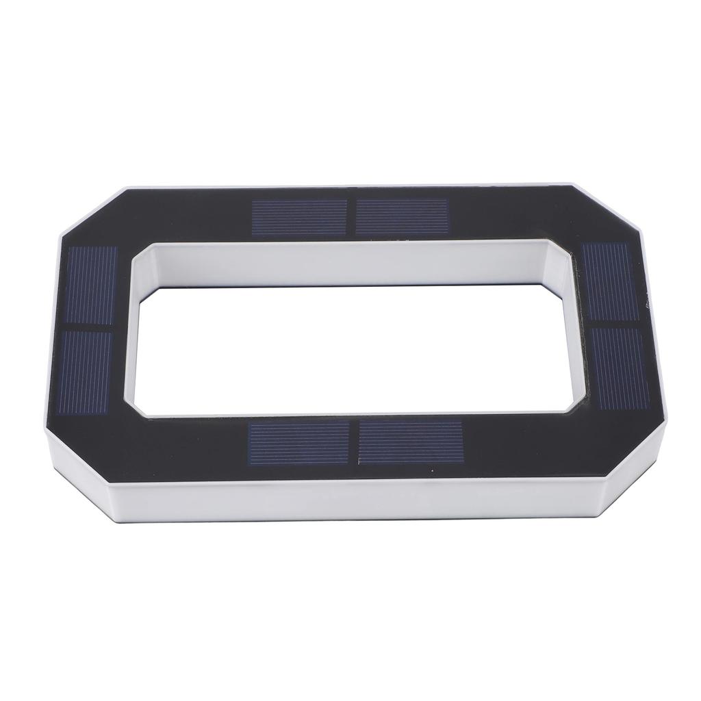 LED Solar Lighted House Number Outside Light Up Water Proof LED Modern Address Sign Backlit Illuminated Exterior Black