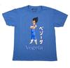 Dragon Ball Z New Adult T-Shirt - Vegeta Arms Crossed Angry Pose Power Back