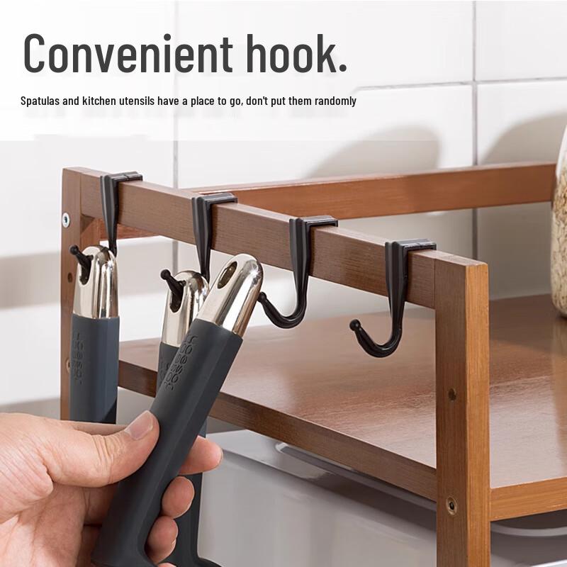 Bamboo Kitchen Countertop Storage Rack