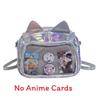 Mechanical Student Cat Backpack With Grid Pocket Cartoon Print For Wear Casual
