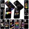 Silicone Cover for Xiaomi Redmi 15 9A 9C NFC 7A 9T Note 9 8 7 8T 15c A5 4G 5G Phone Case Love Is Love Rainbow LGBT Gay Lesbian