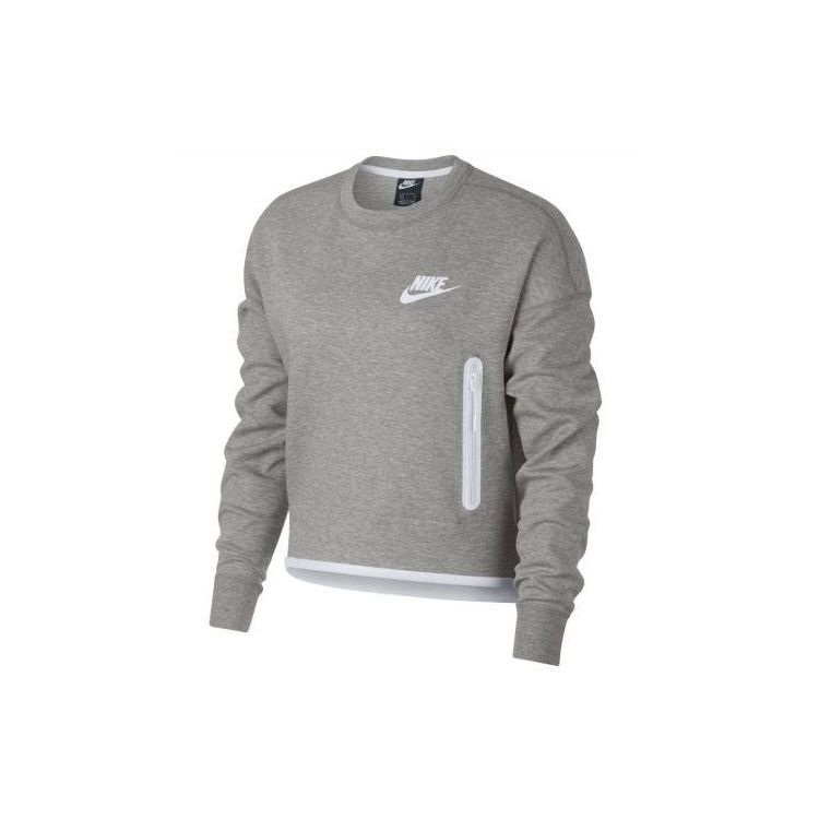 

Nike Укороченная толстовка с логотипом Женские толстовки Серый 939930-063 L