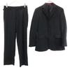 Striped Pattern Suit Setup 90Y4 Black Men's Used