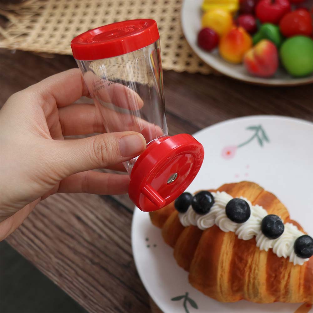 Hand-Rotated Manual Sesame Grinder with Moisture-proof Cover Sesame Mill Bottle Cooking