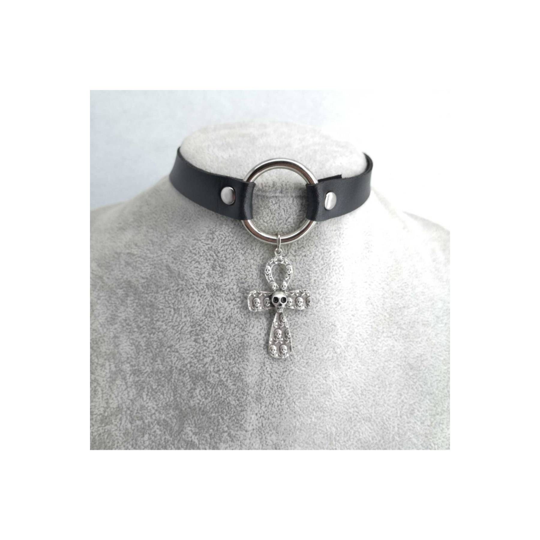 

Ankh Skull Choker