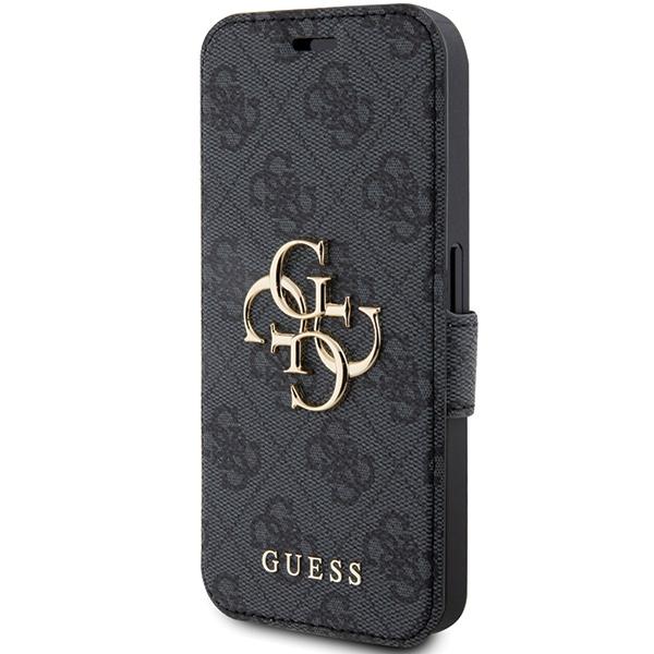 Guess Gubkp15L4Gmggr Iphone 15 Pro 6.1Szary/Grey Book 4G Metal Logo