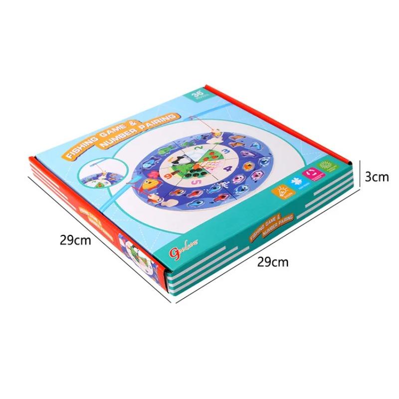 Toddler Magnetic Fishing Game Montessori Toy Number Cognition Fine Motor Training Sensory Toy Baby Education Creative Toy