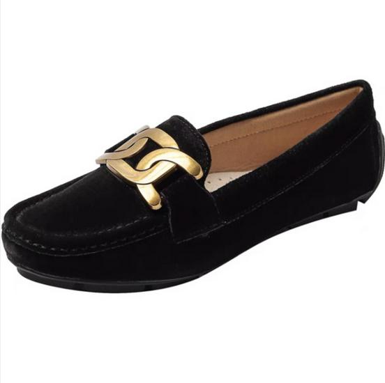 

Женские лоферы-бобы на плоской подошве Весна/Лето 2025: Универсальные слипоны на мягкой подошве 38