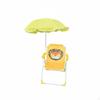 Scaun de Plajă Pliabil cu Umbrelă pentru Copii Design Pliabil Copil Mic Copertină pentru Terasă Ușor pentru