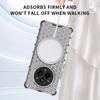 Honeycomb Style Armor Shockproof Phone Case For Realme 14 Pro Plus Four Corners Airbags Magnetic Wireless Charging Back Cover