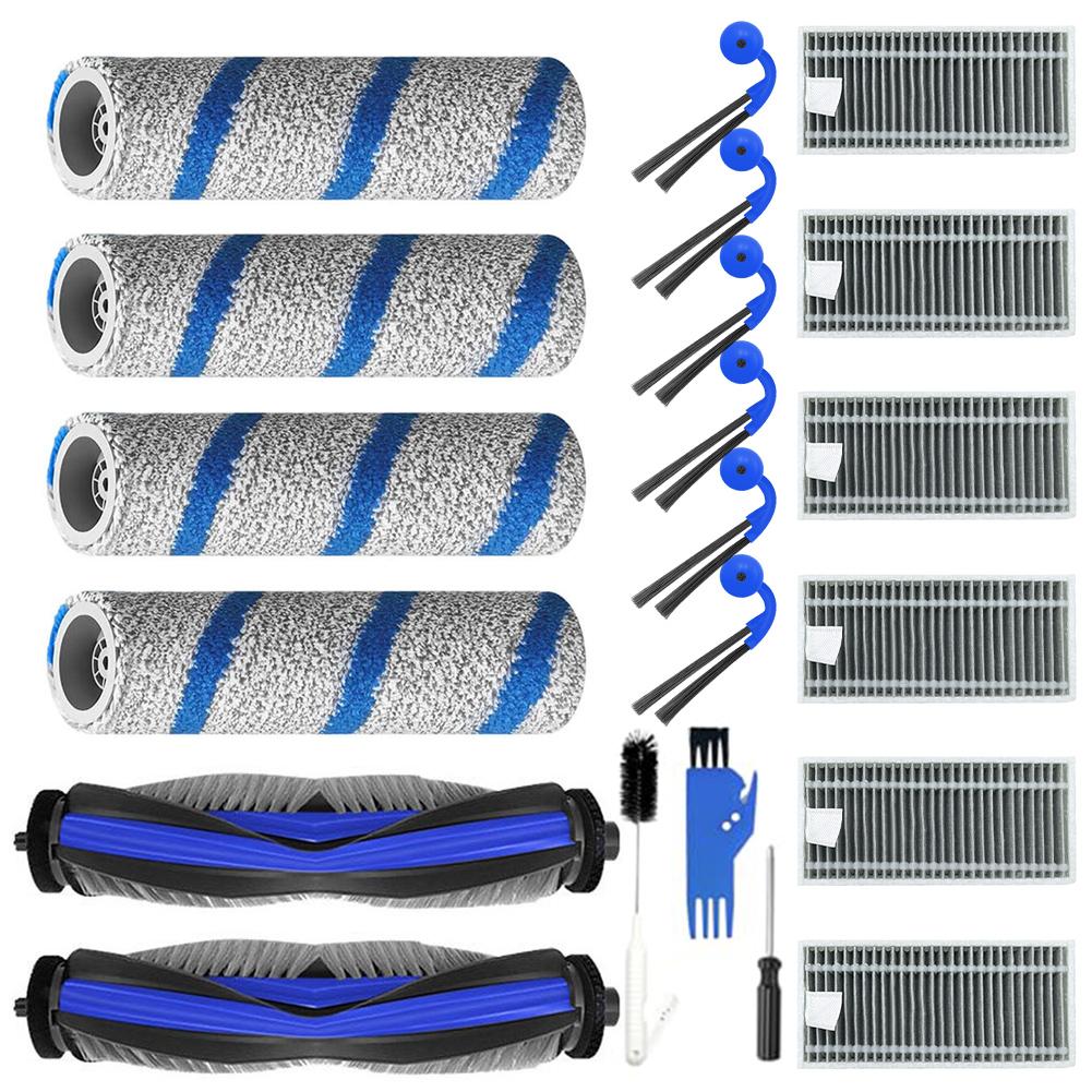 Accessories Kit For ECOVACS For DEEBOT X11 For Omni For Cyclone Pro Main Brushes Filters Roller Mop Pads Side Cleaning Parts