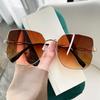 Fashion Light Luxury Ladies Sunglasses Metal Frame Sunglasses Ultraviolet Sun Glasses For Women Uv400 2025 New Eyewear