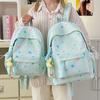 College Style Schoolbag Junior High School Girls Girl Heart Stars Large Capacity Simple Versatile High Value Backpack Tide